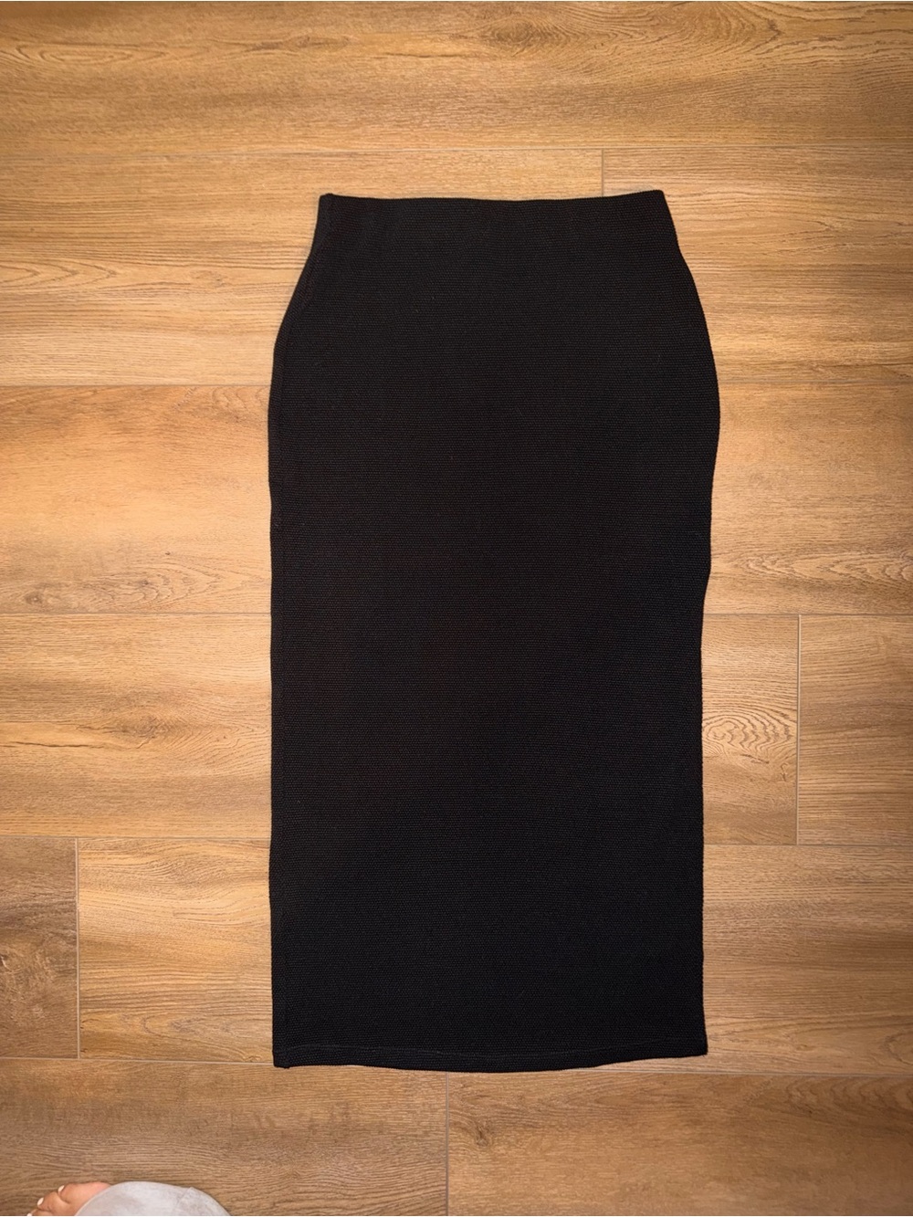 Z Supply Ankle Length Knit Black Pencil Maxi Skirt Size S